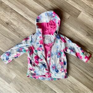 Joules Waterproof Fleece Lined Jacket Raincoat, Girls 3